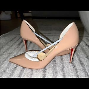 DISCOUNTED NEVER WALKED IN Iriza Nude Patent Pump  85mm